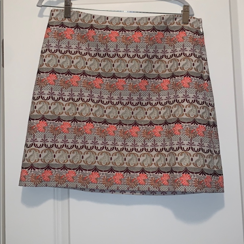 Loft colorful mini skirt